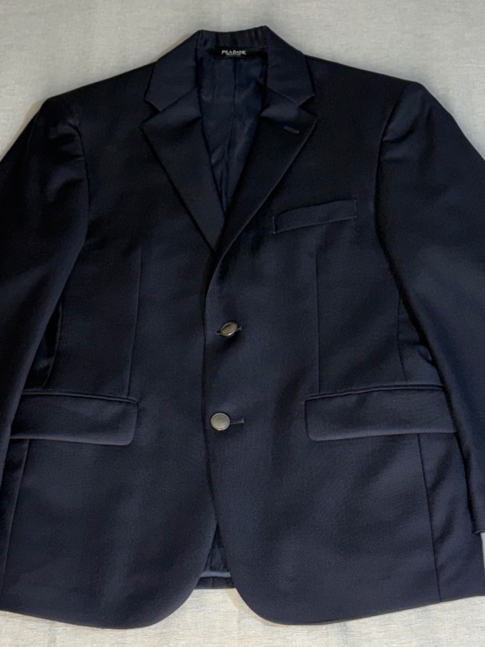 Jos A Bank Traveler Utility Blazer 38S Navy 100% Wool Blazer • 6 Inner Pockets